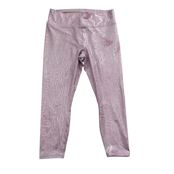 Fabletics Define High-waisted Powerhold Kick Butt Rosebloom Activewear - Picture 1 of 9